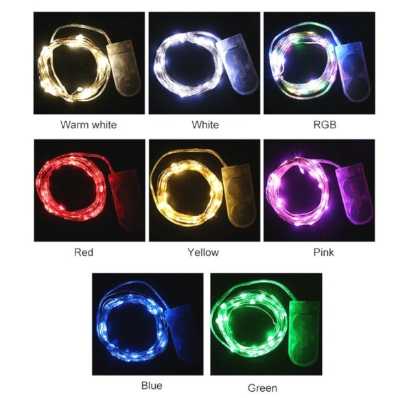 FAIRY LIGHTS COPPER WIRE LED STRING LIGHTS - Picture 3 of 8